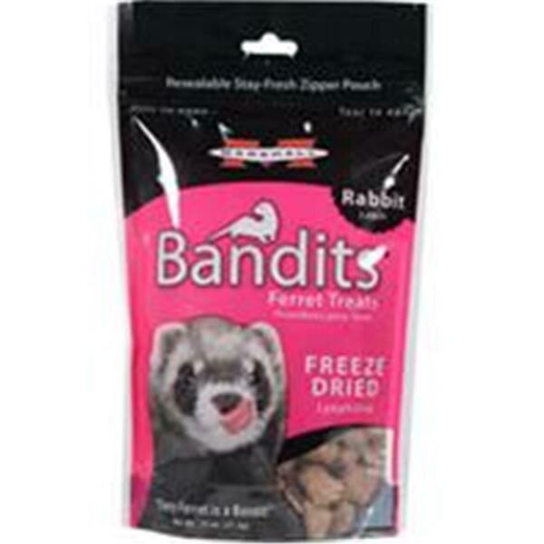 Marshall Pet Products 0.75 oz Bandits Freeze Dried Ferret Rabbit Treats 572029